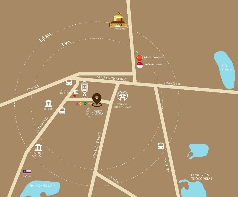 ThaiSquare Caliria “giải cơn khát” văn phòng cho quận Đống Đa